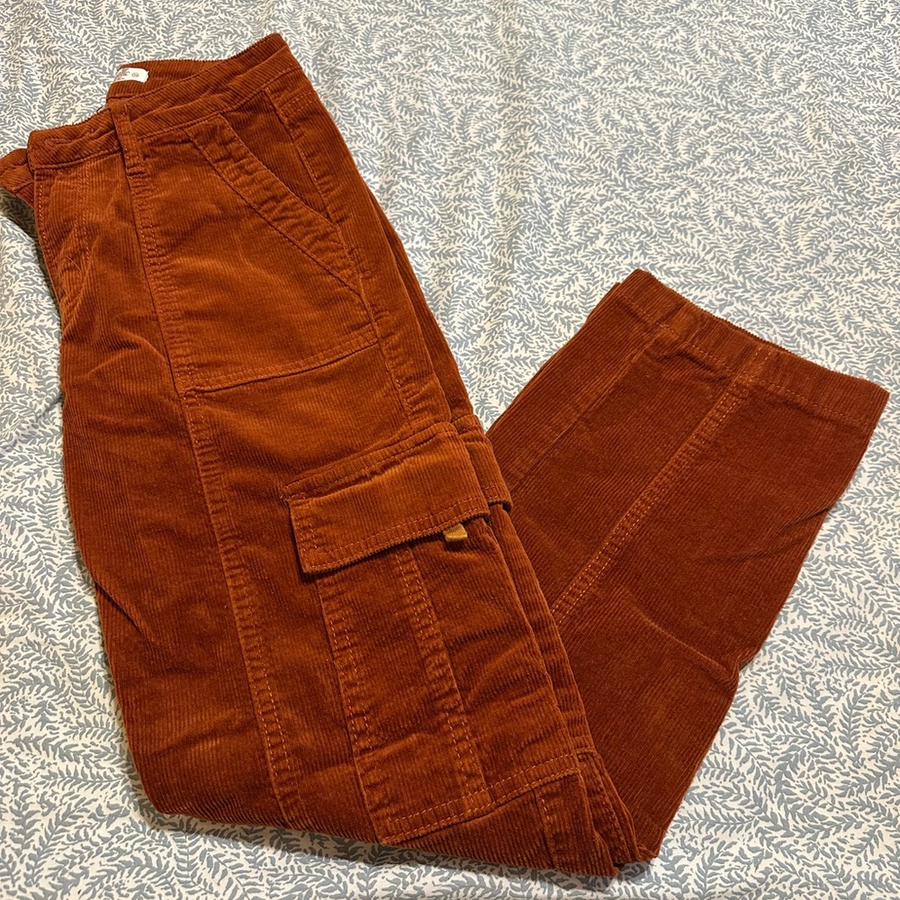 Altar'd State women’s  Corduroy Pants - Deep Rust
